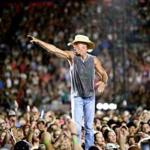 Kenny Chesney performing at Gillette Stadium in 2012.